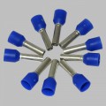  10 x wire ferrule 2,5mm², blue